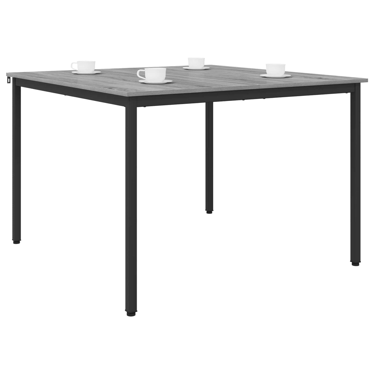 Esstische 110 x 110 x 75 cm Holzwerkstoff Sonoma-Grau