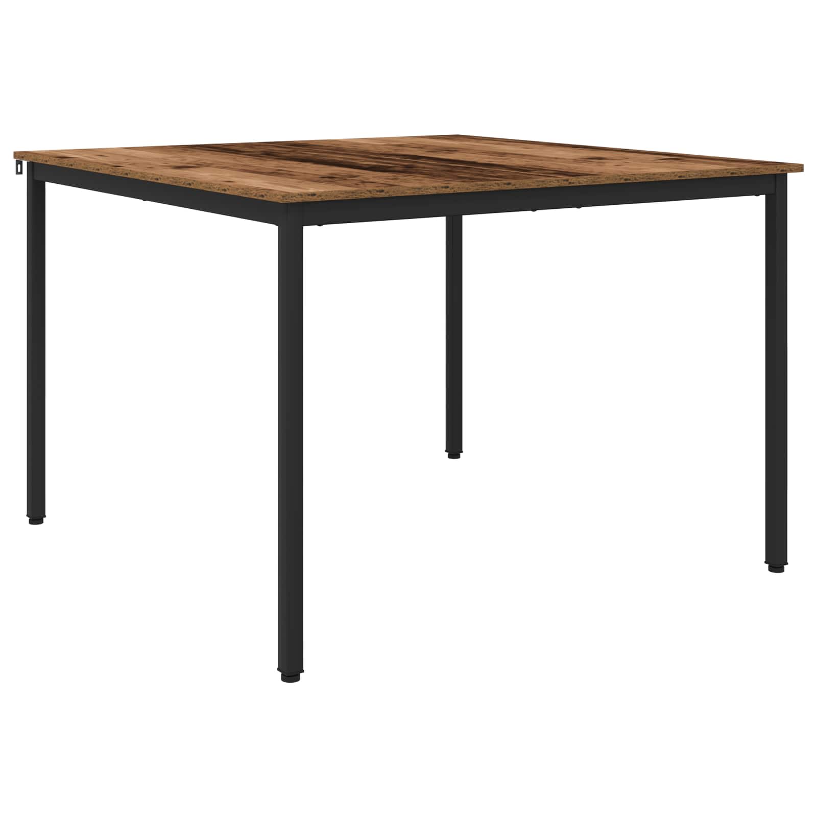 Esstische 110 x 110 x 75 cm Holzwerkstoff Altholz Rechteckig