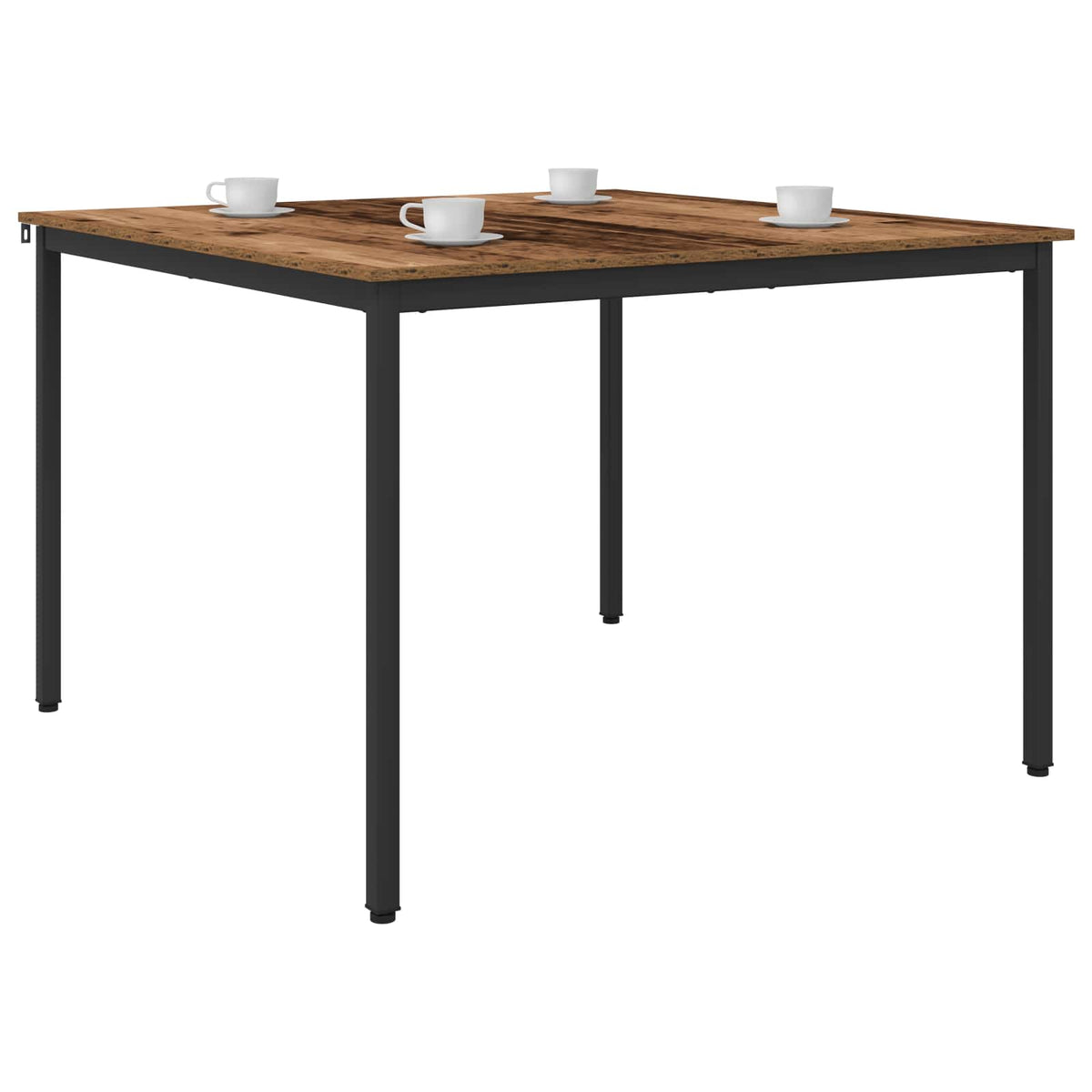 Esstische 110 x 110 x 75 cm Holzwerkstoff Altholz Rechteckig