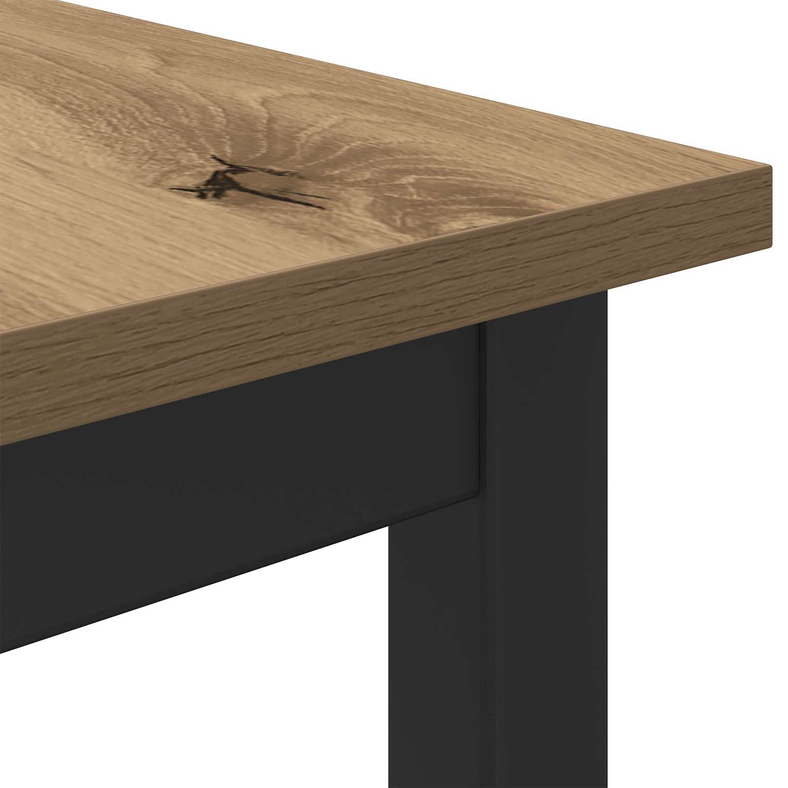 Esstische 110 x 110 x 75 cm Holzwerkstoff Artisan-Eiche