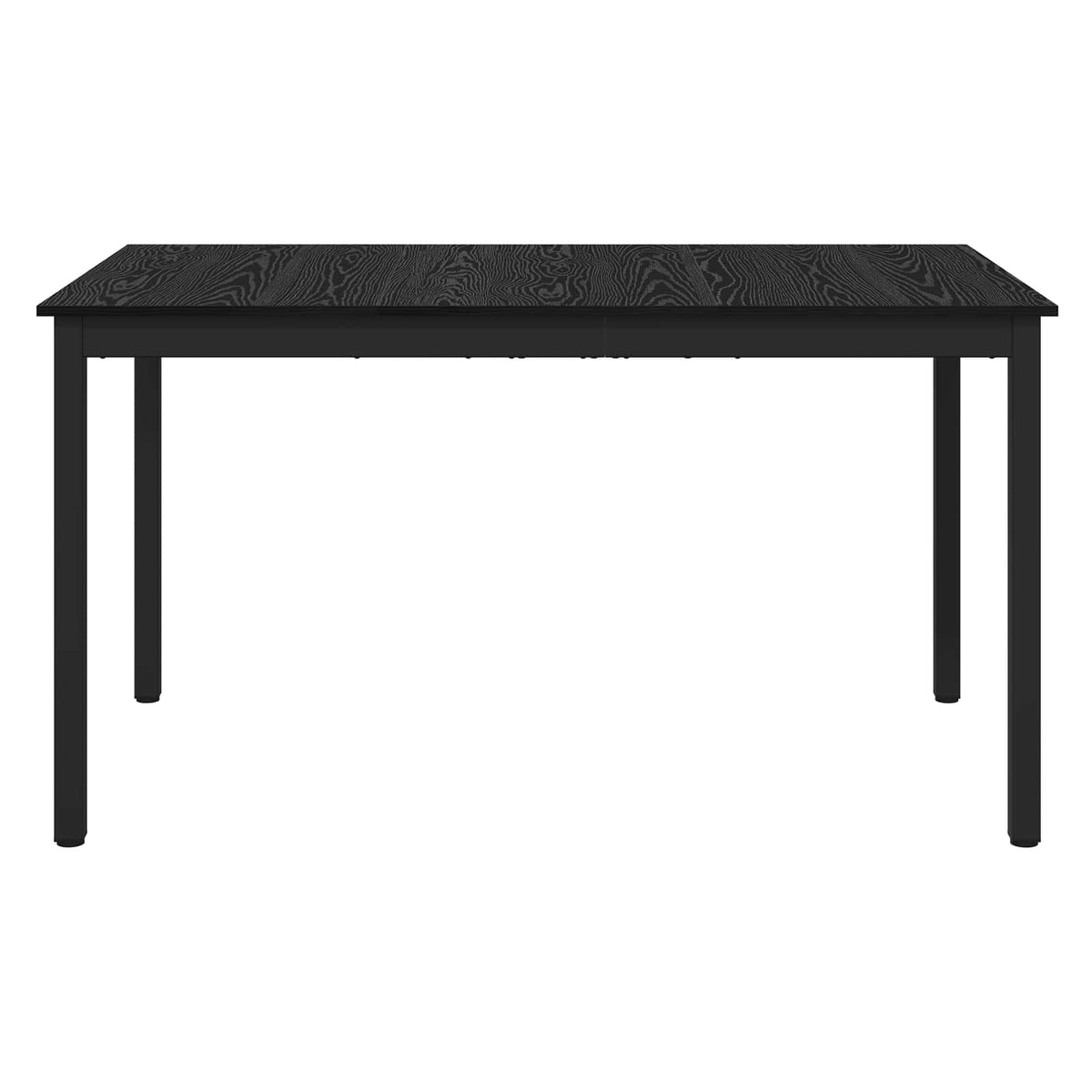Esstische 140 x 80 x 75 cm Holzwerkstoff Schwarz Eichen-Optik