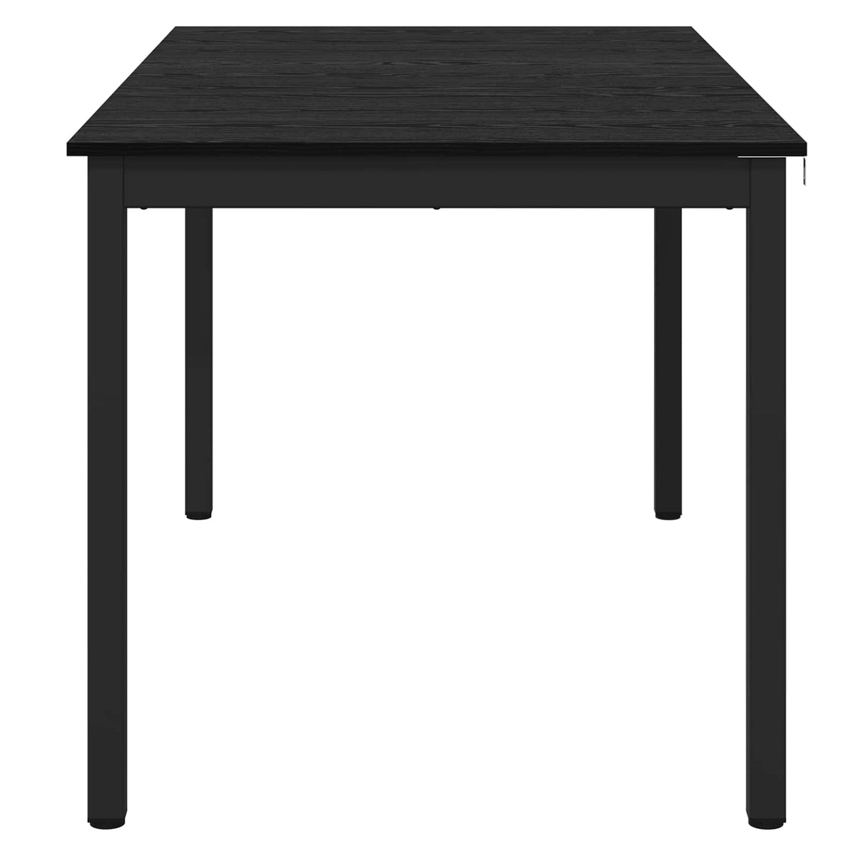 Esstische 140 x 80 x 75 cm Holzwerkstoff Schwarz Eichen-Optik