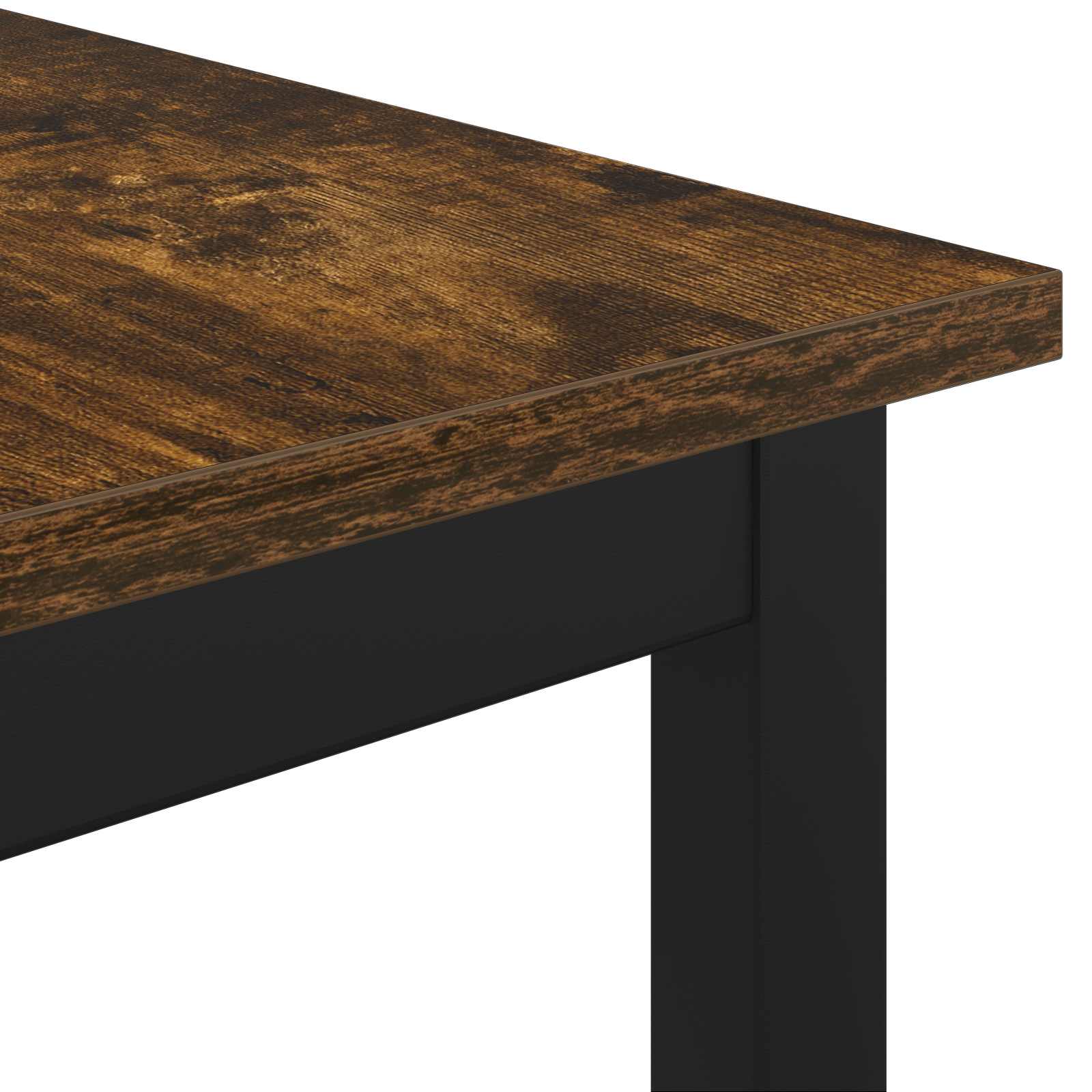 Esstische 140 x 80 x 75 cm Holzwerkstoff Räuchereiche