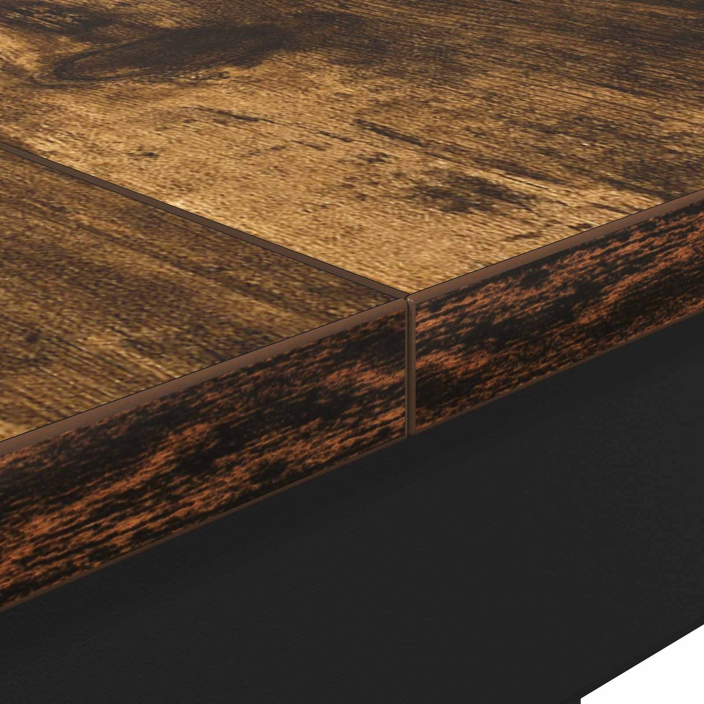 Esstische 140 x 80 x 75 cm Holzwerkstoff Räuchereiche