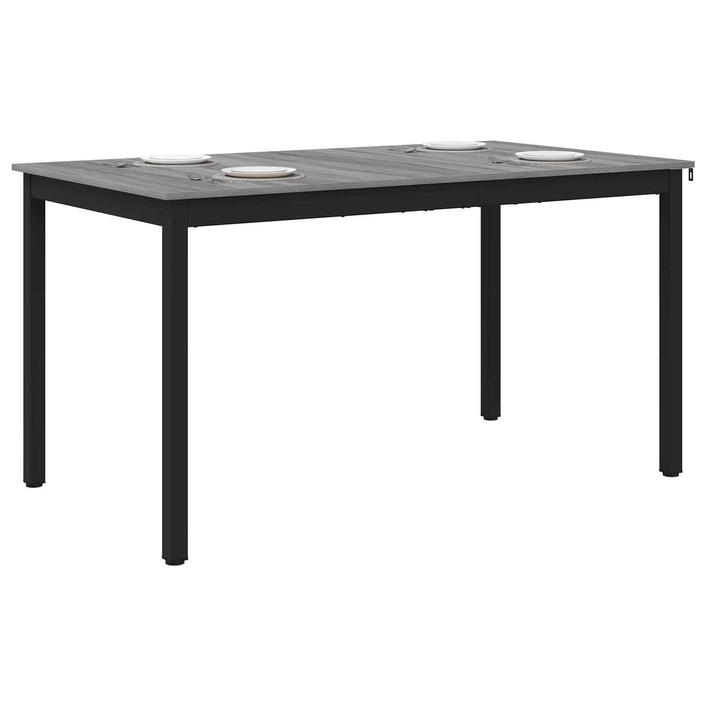 Esstische 140 x 80 x 75 cm Holzwerkstoff Sonoma-Grau Rechteckig