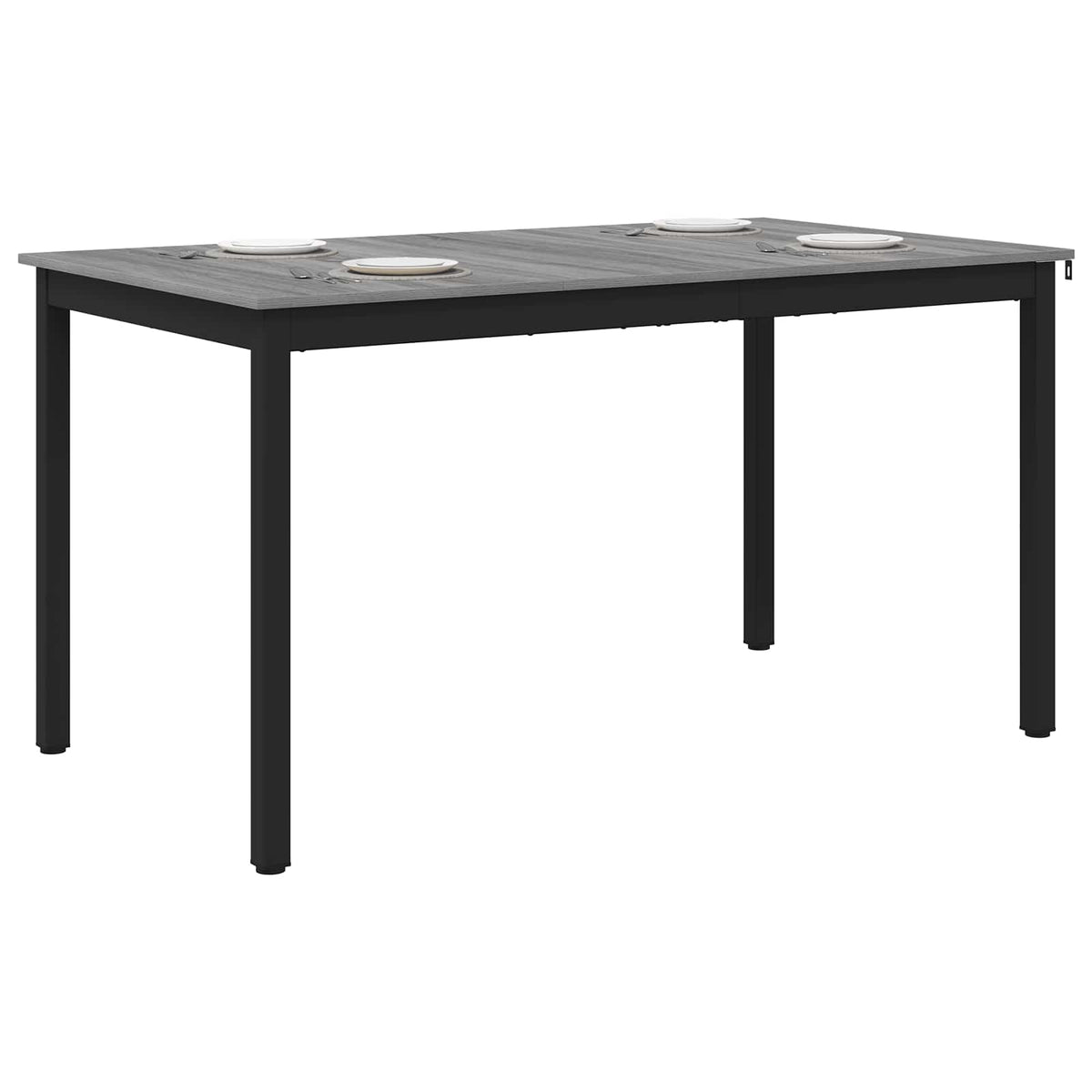 Esstische 140 x 80 x 75 cm Holzwerkstoff Sonoma-Grau Rechteckig