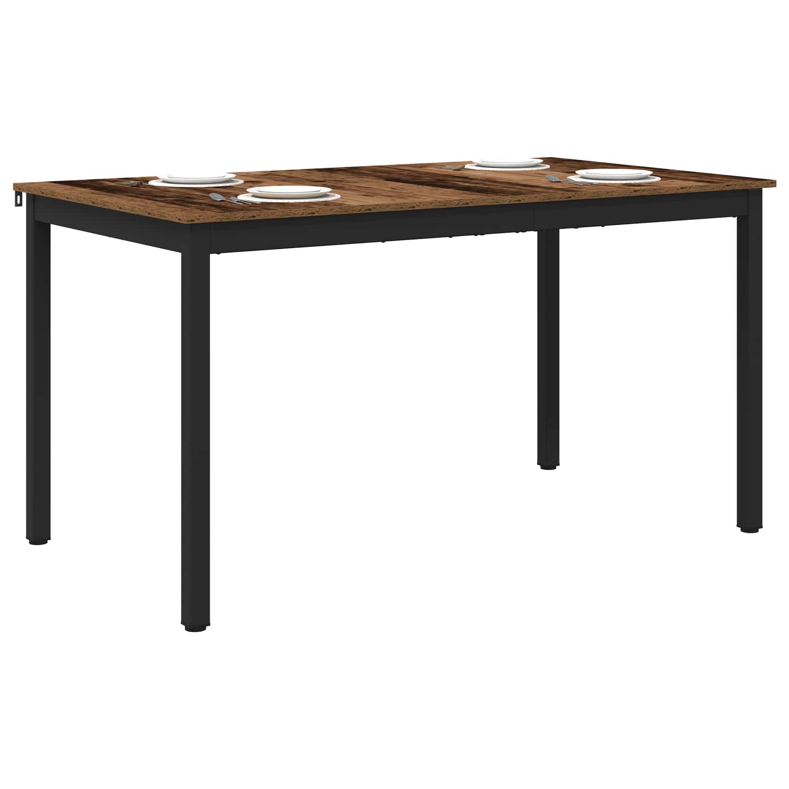 Esstische 140 x 80 x 75 cm Holzwerkstoff Altholz Rechteckig