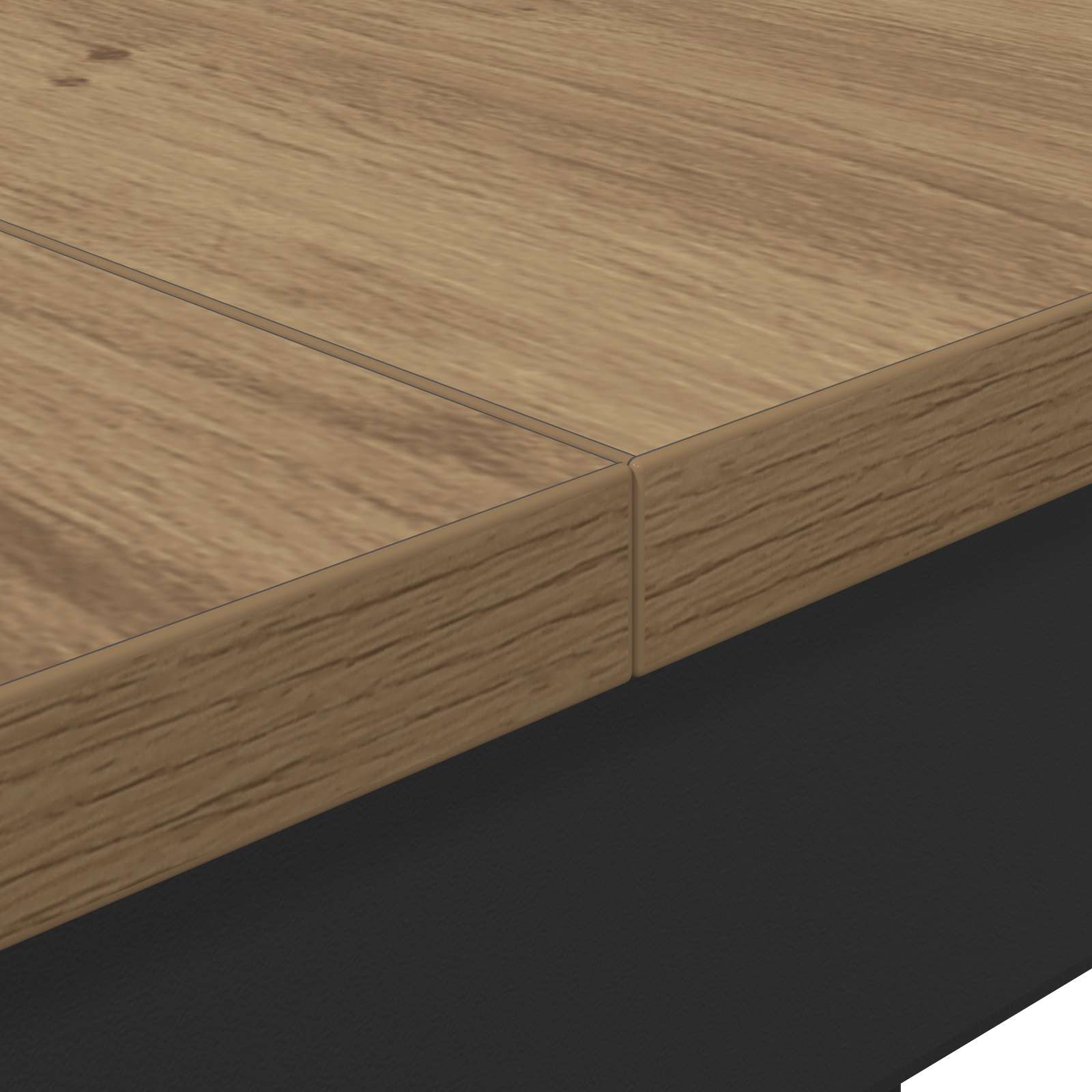Esstische 140 x 80 x 75 cm Holzwerkstoff Artisan-Eiche