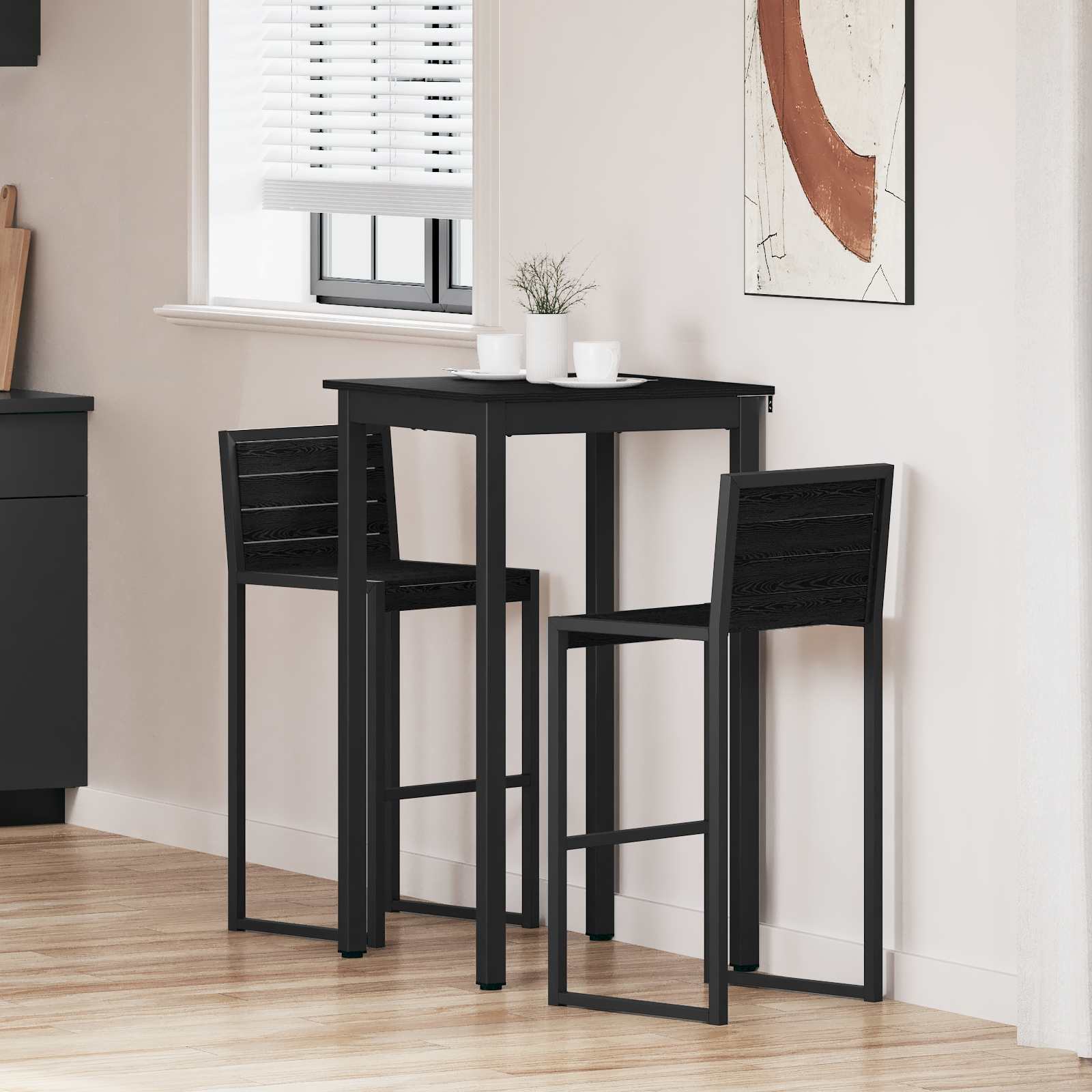Stehtisch Holzwerkstoff Quadratisch