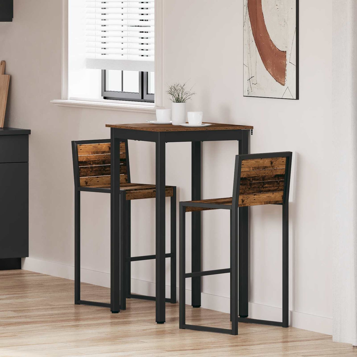 Stehtisch Holzwerkstoff Quadratisch