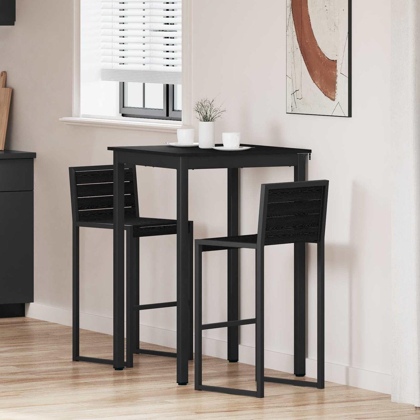 Stehtisch Holzwerkstoff Quadratisch