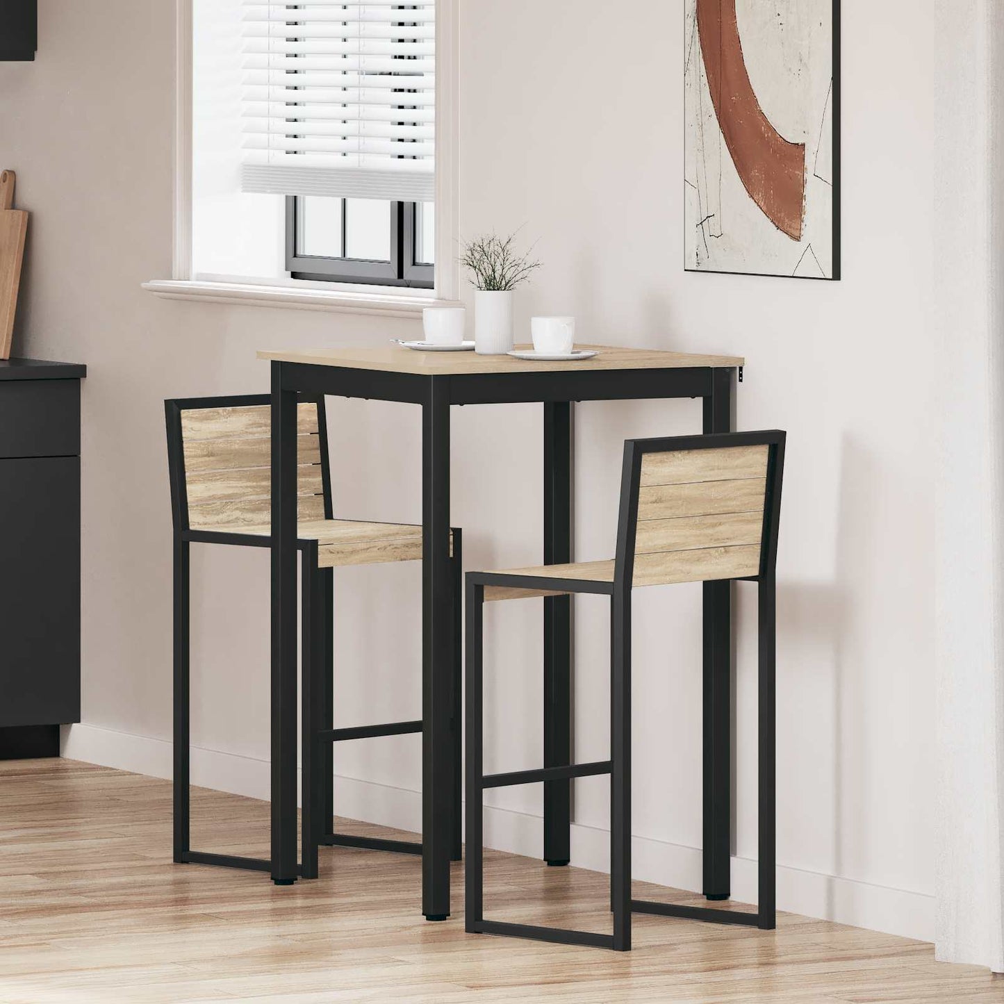 Stehtisch Holzwerkstoff Quadratisch