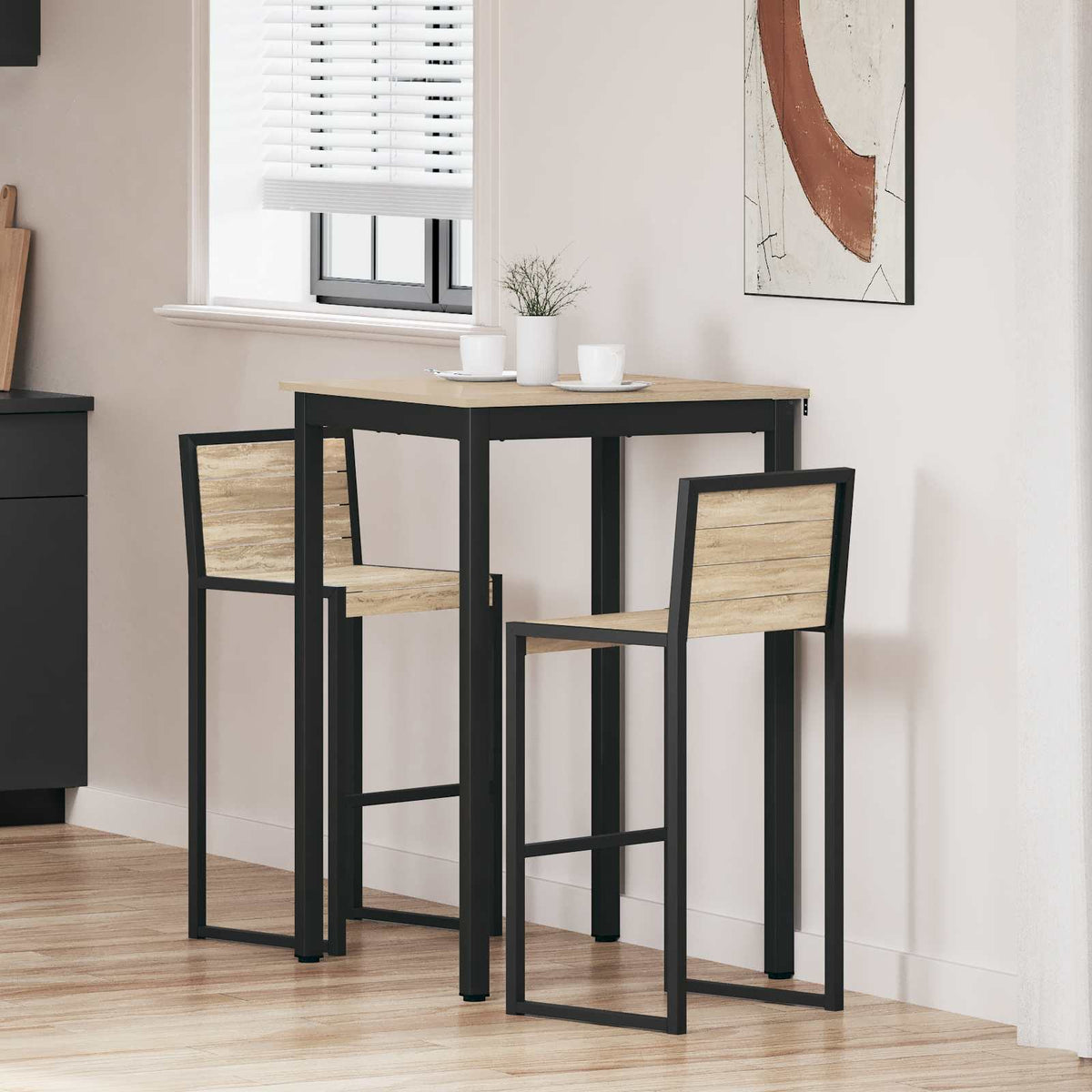 Stehtisch Holzwerkstoff Quadratisch