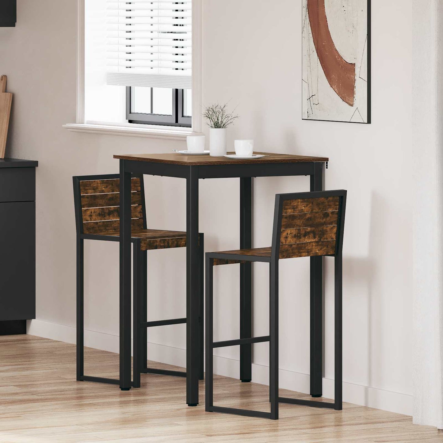 Stehtisch Holzwerkstoff Quadratisch