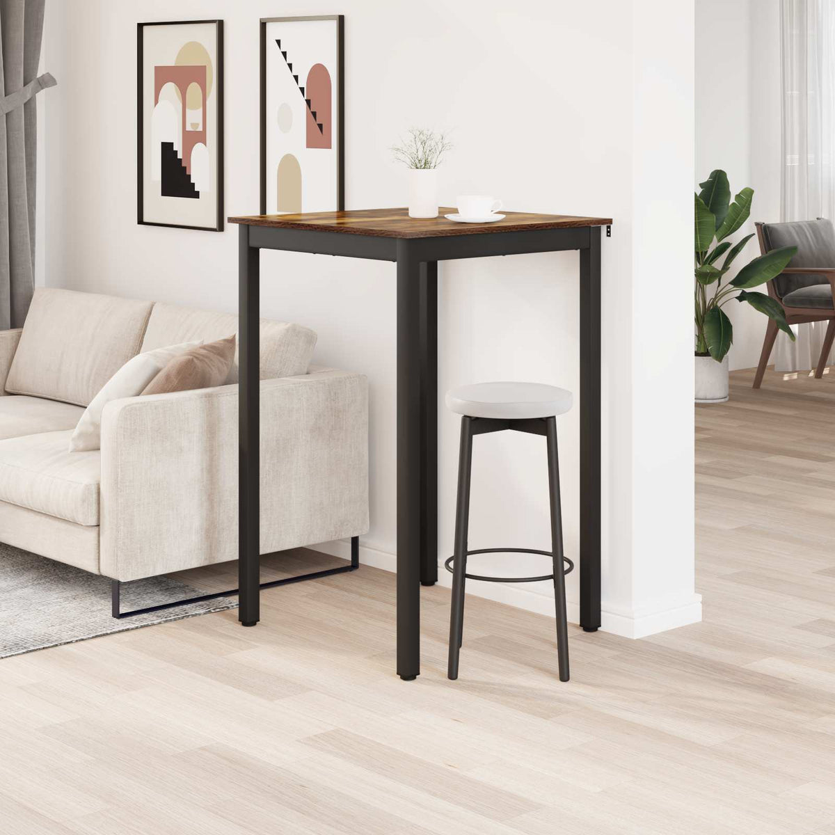 Stehtisch Holzwerkstoff Quadratisch