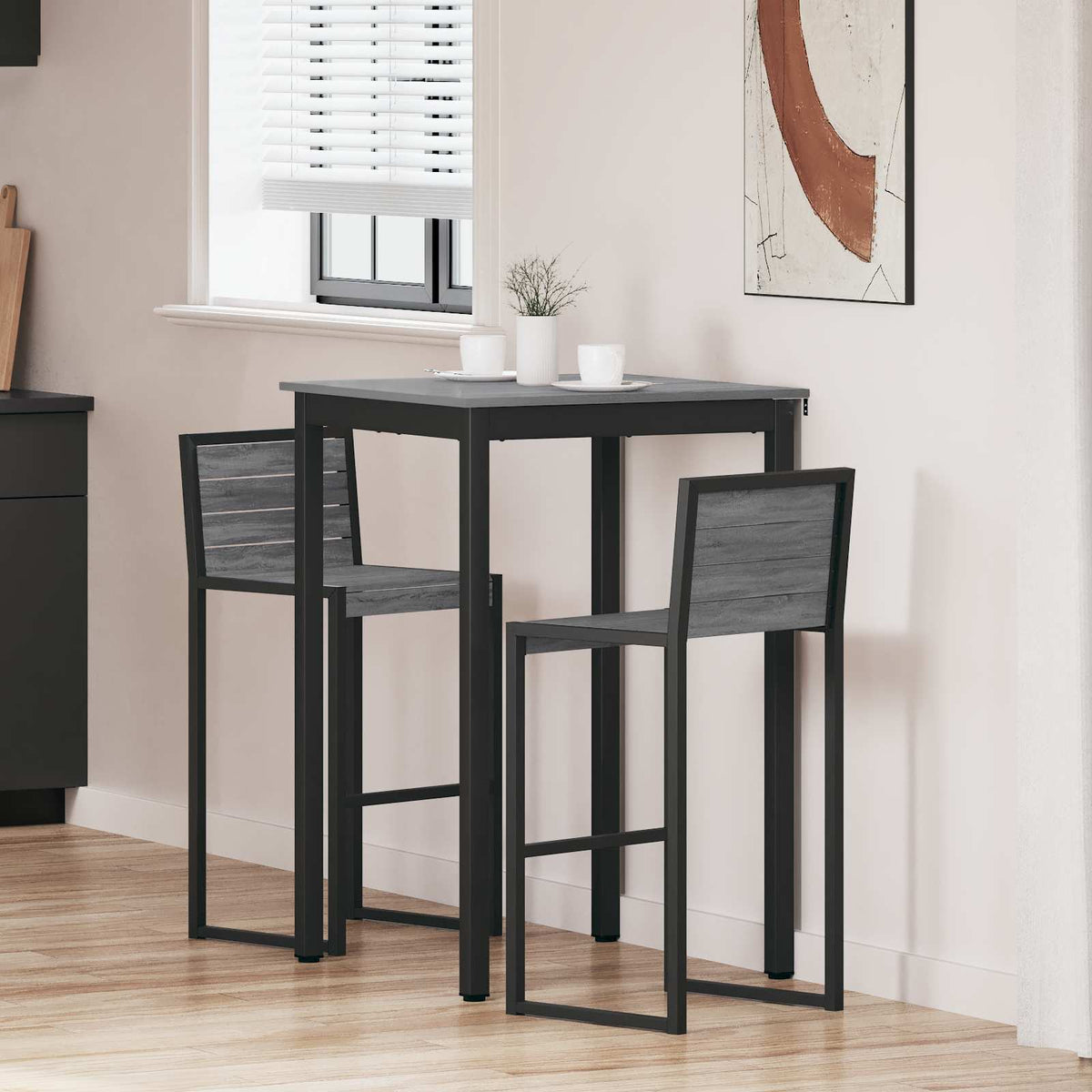 Stehtisch Holzwerkstoff Quadratisch