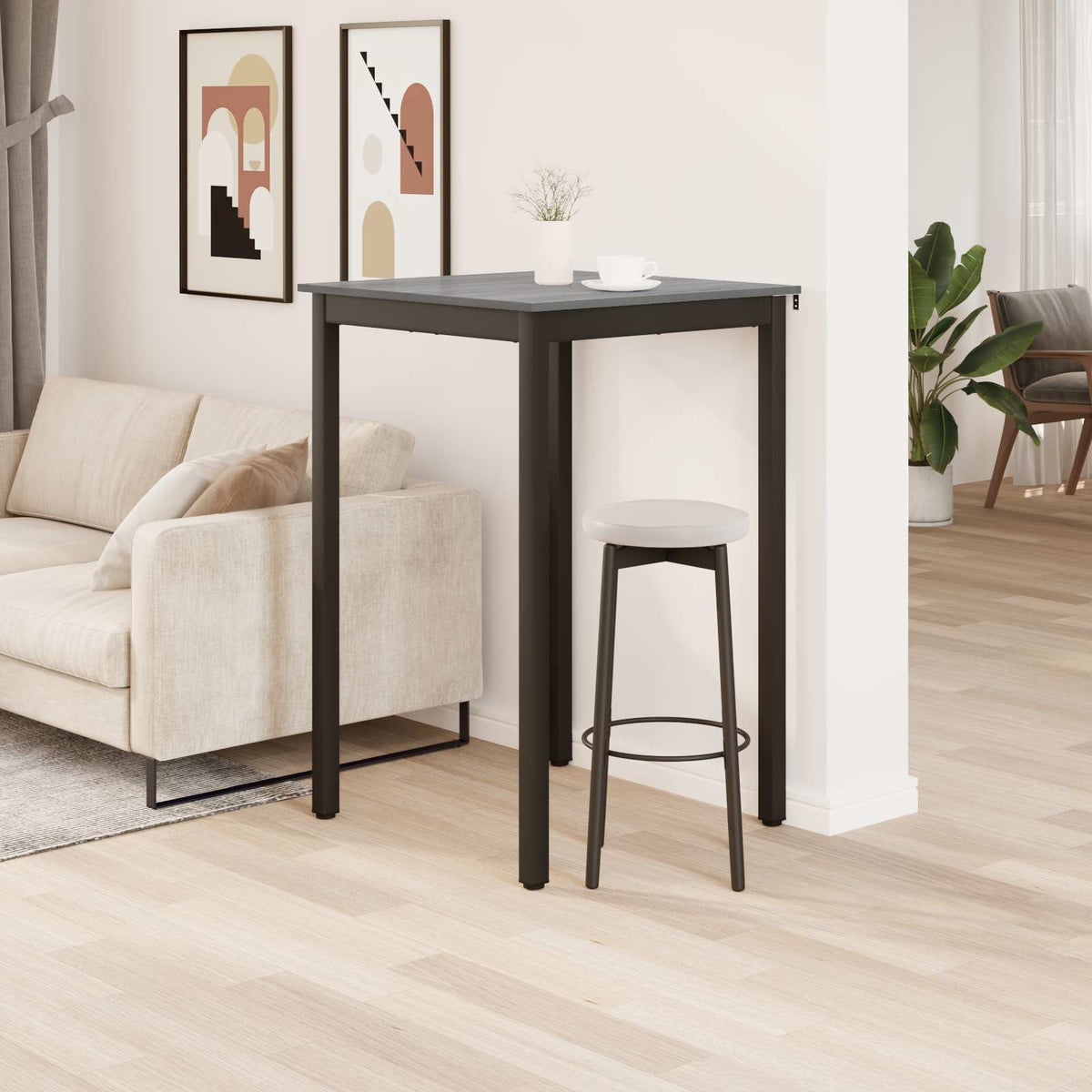 Stehtisch Holzwerkstoff Quadratisch
