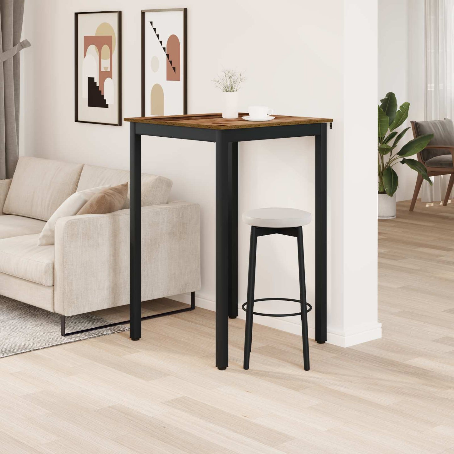 Stehtisch Holzwerkstoff Quadratisch