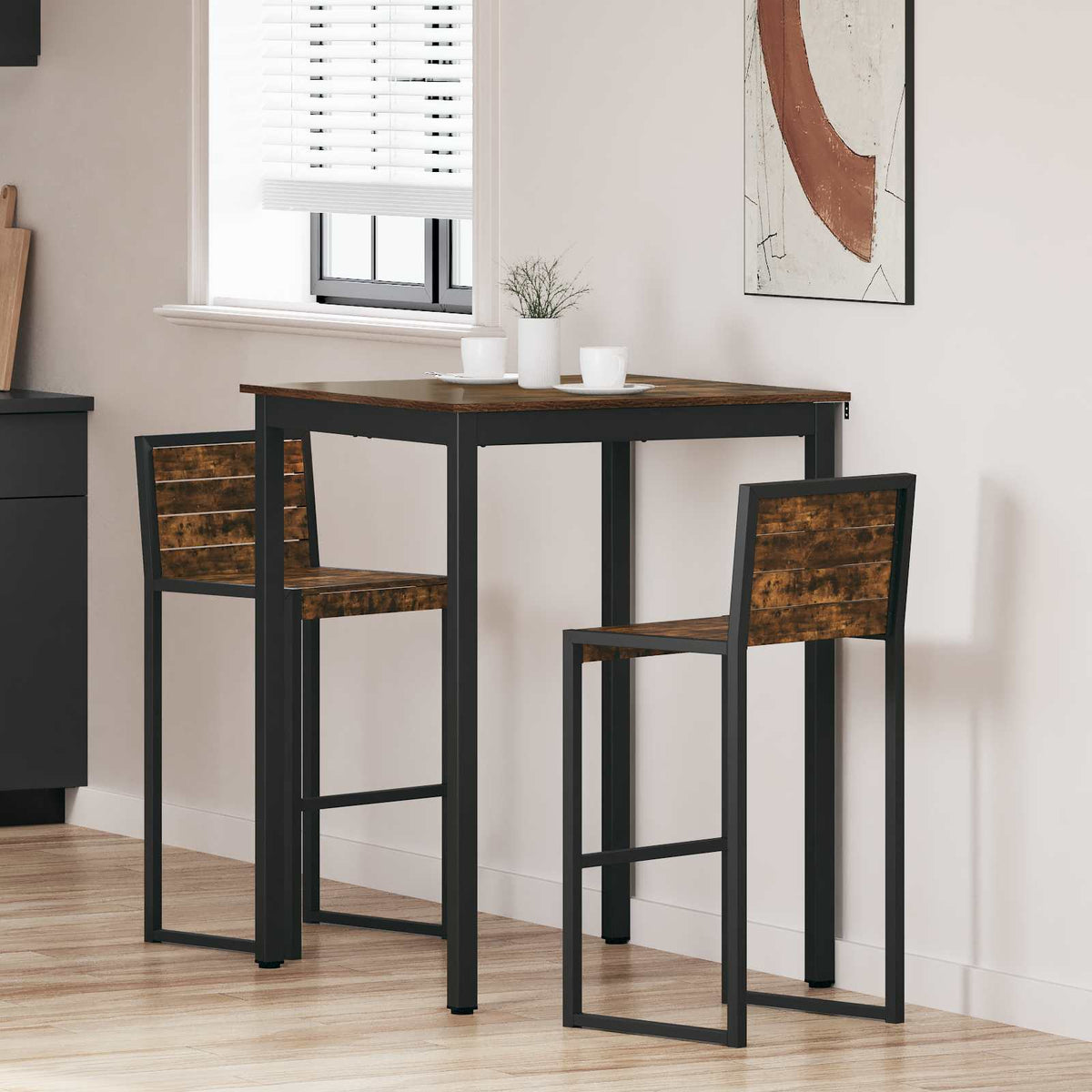 Stehtisch Holzwerkstoff Quadratisch