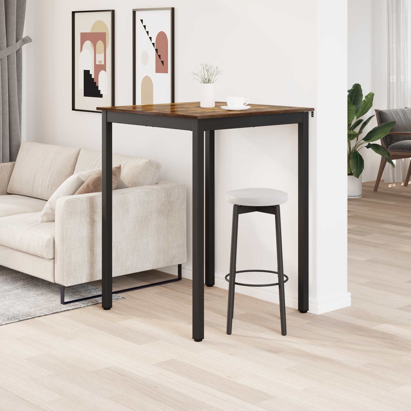 Stehtisch Holzwerkstoff Quadratisch