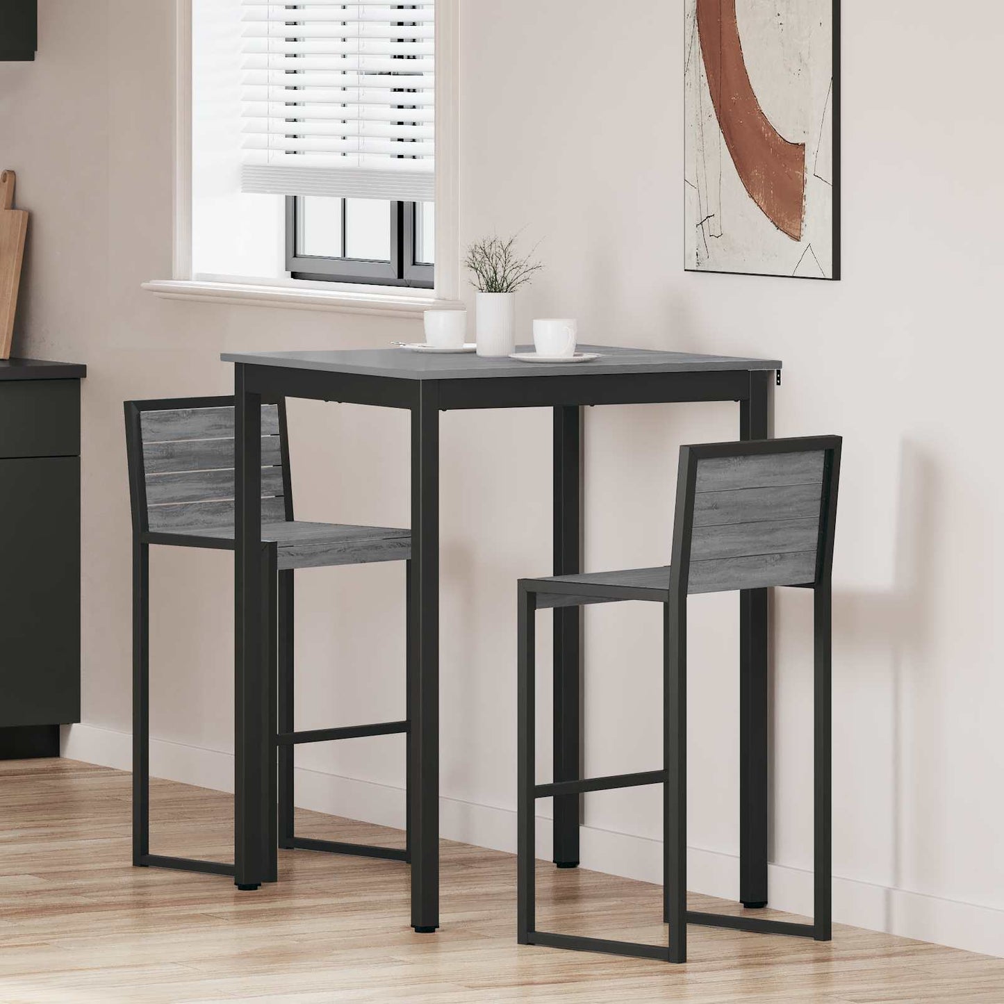 Stehtisch Holzwerkstoff Quadratisch