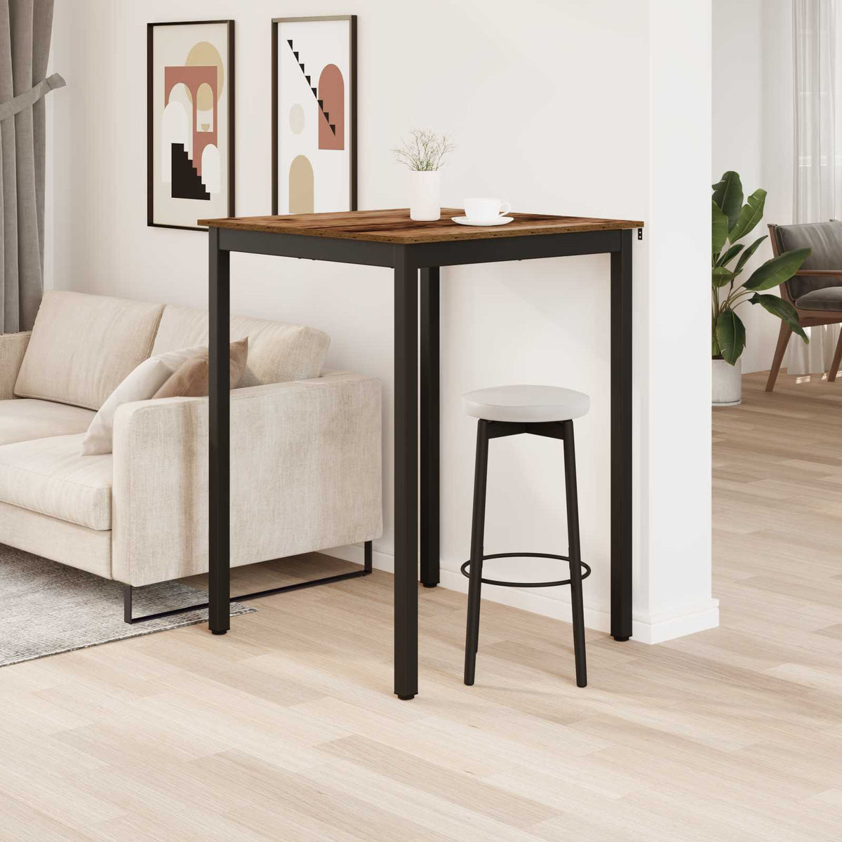 Stehtisch Holzwerkstoff Quadratisch