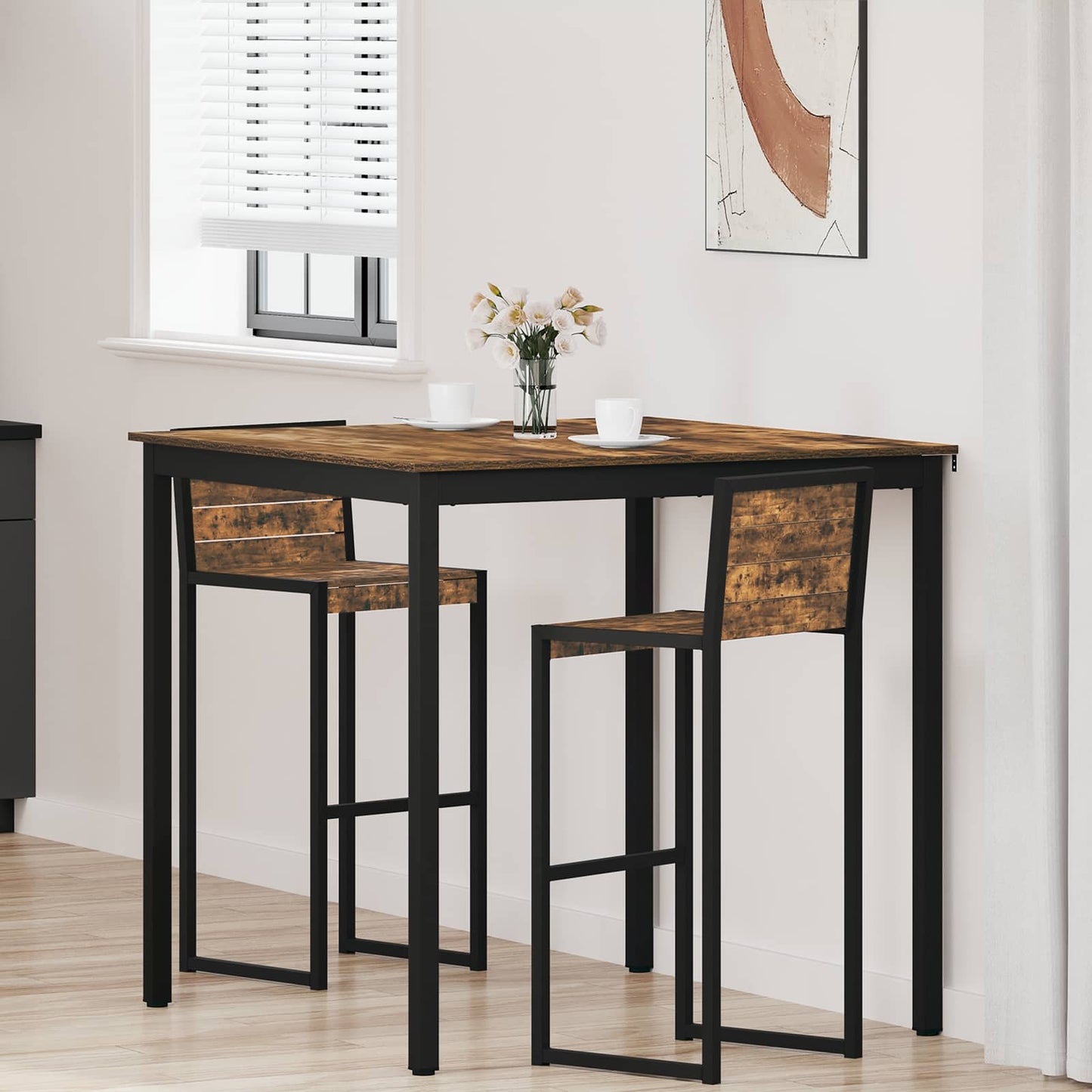 Stehtisch Holzwerkstoff Quadratisch