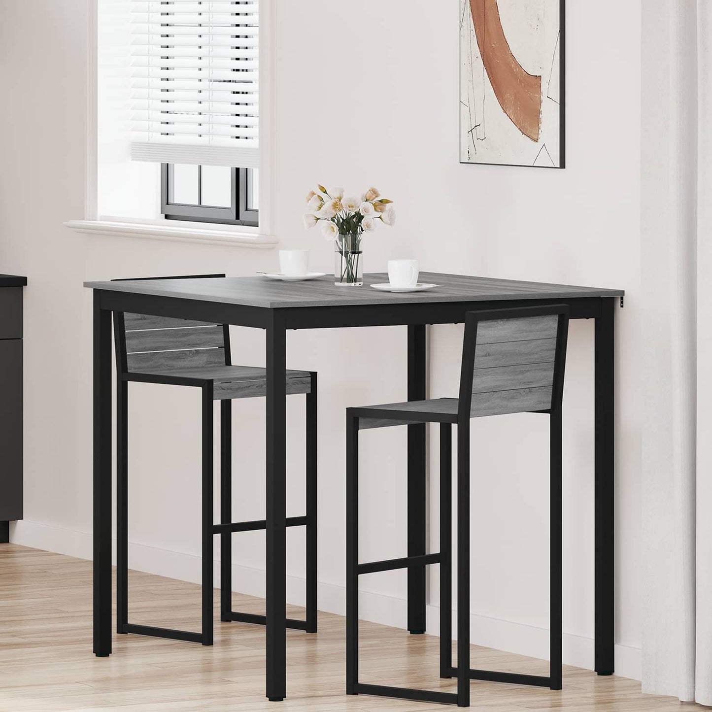 Stehtisch Holzwerkstoff Quadratisch