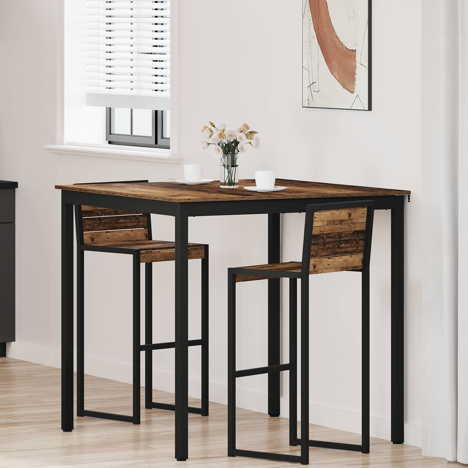 Stehtisch Holzwerkstoff Quadratisch