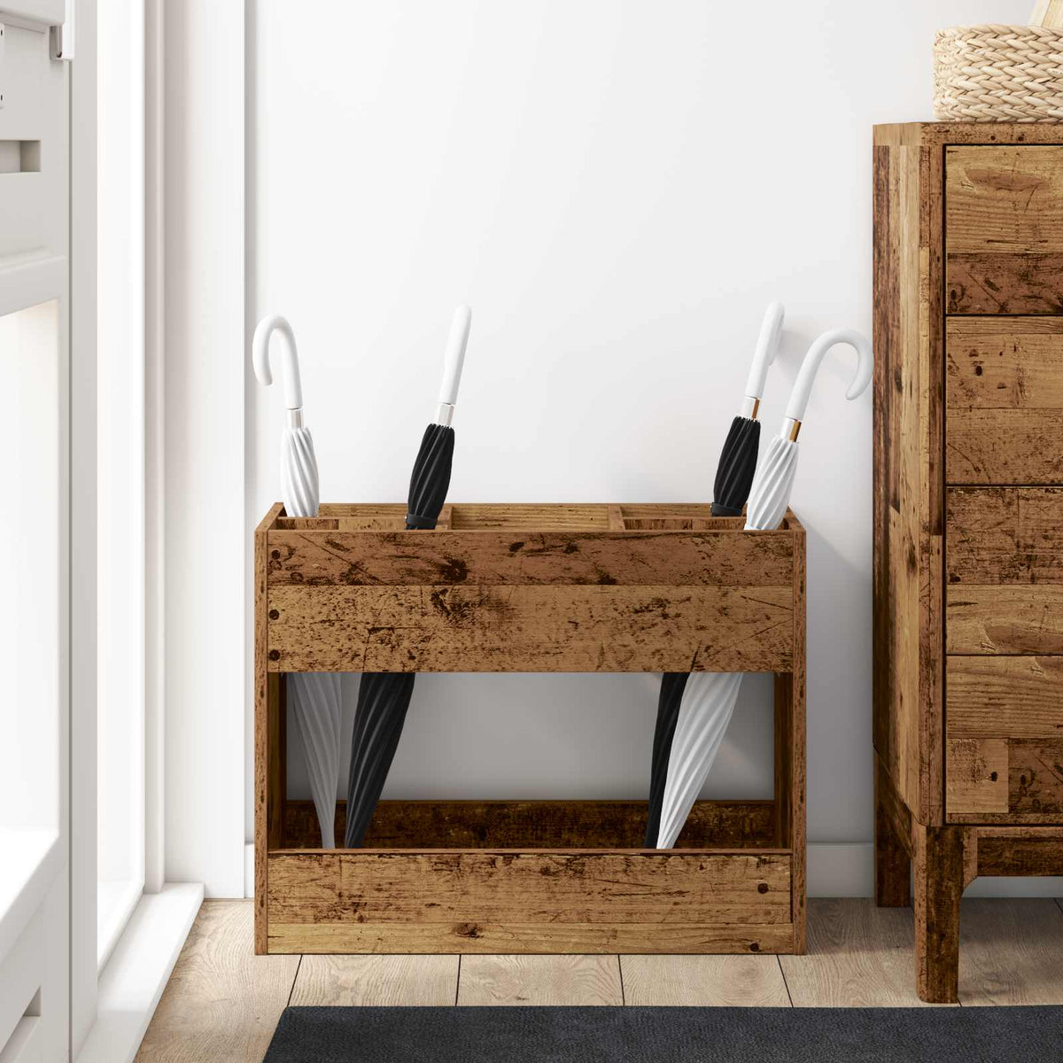 Sonnenschirmhalter Altholz 65 x 24 x 50 cm Holzwerkstoff