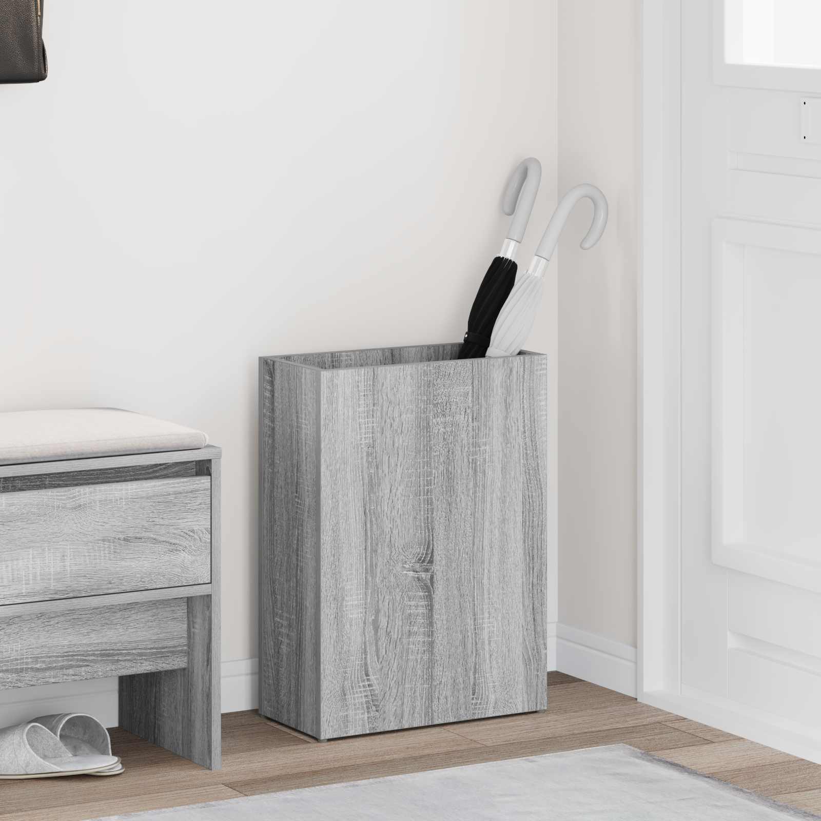 Sonnenschirmhalter Sonoma-Grau 40 x 20 x 55,5 cm Holzwerkstoff