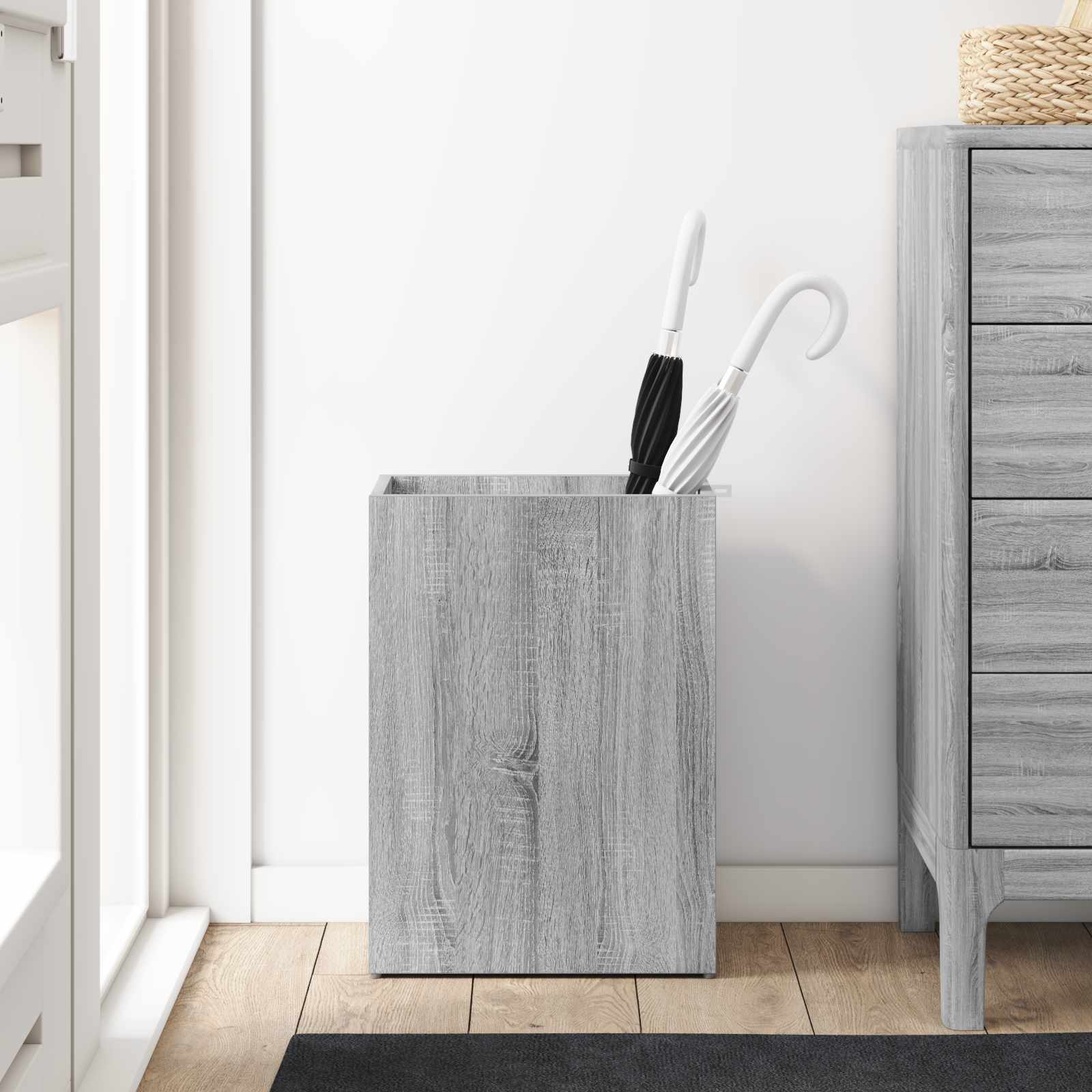 Sonnenschirmhalter Sonoma-Grau 40 x 20 x 55,5 cm Holzwerkstoff