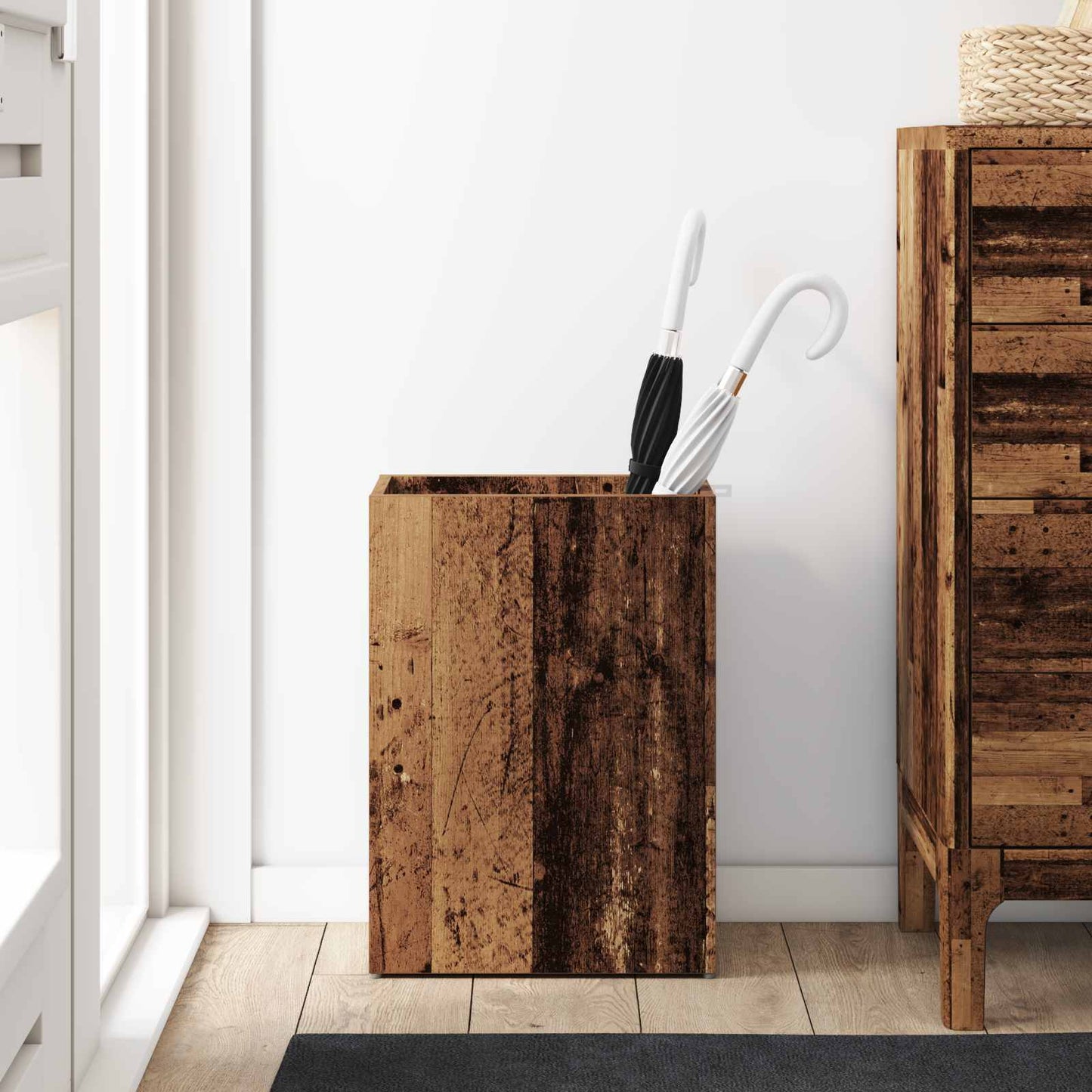 Sonnenschirmhalter Altholz 40 x 20 x 55,5 cm Holzwerkstoff