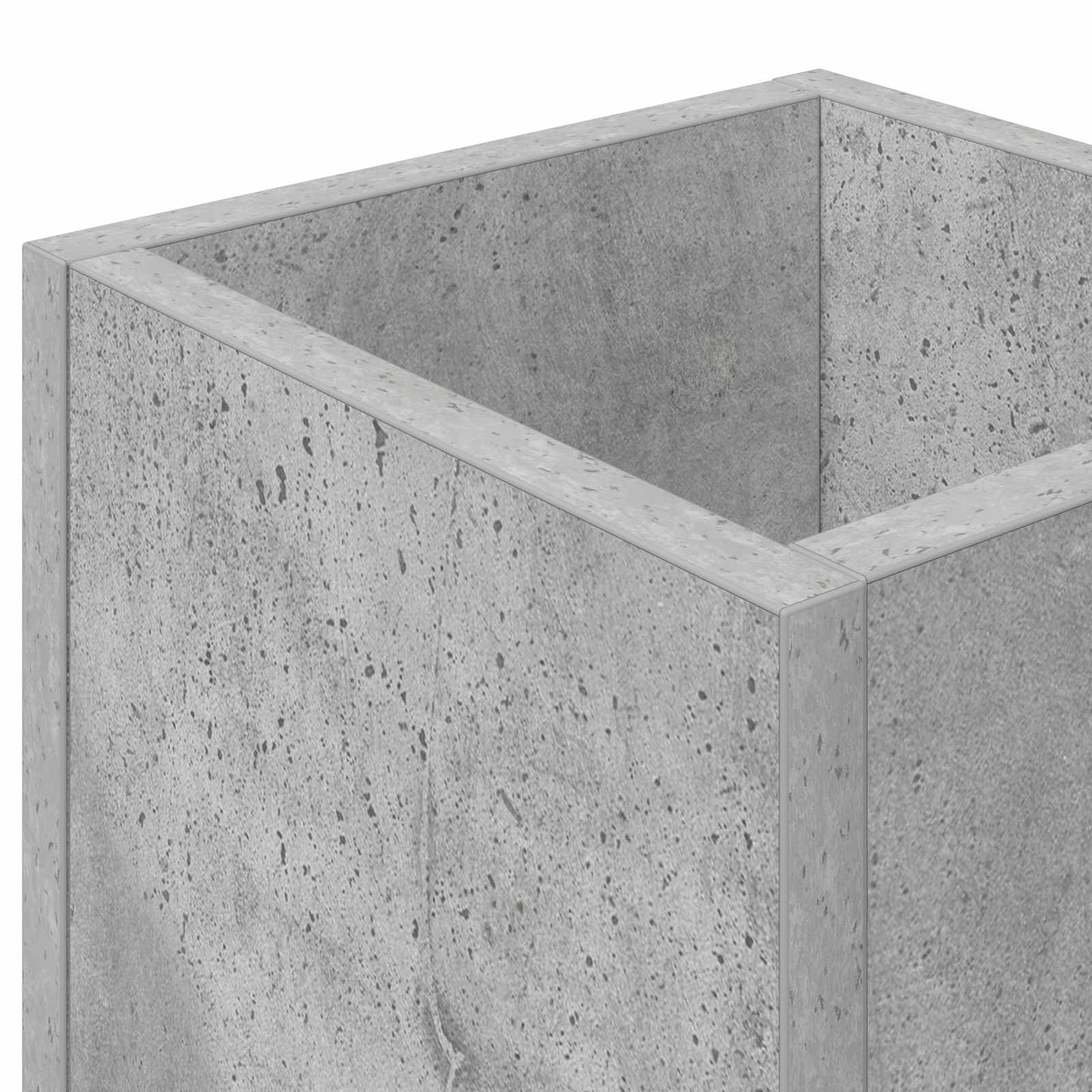 Sonnenschirmhalter Betongrau 20 x 20 x 55,5 cm Holzwerkstoff