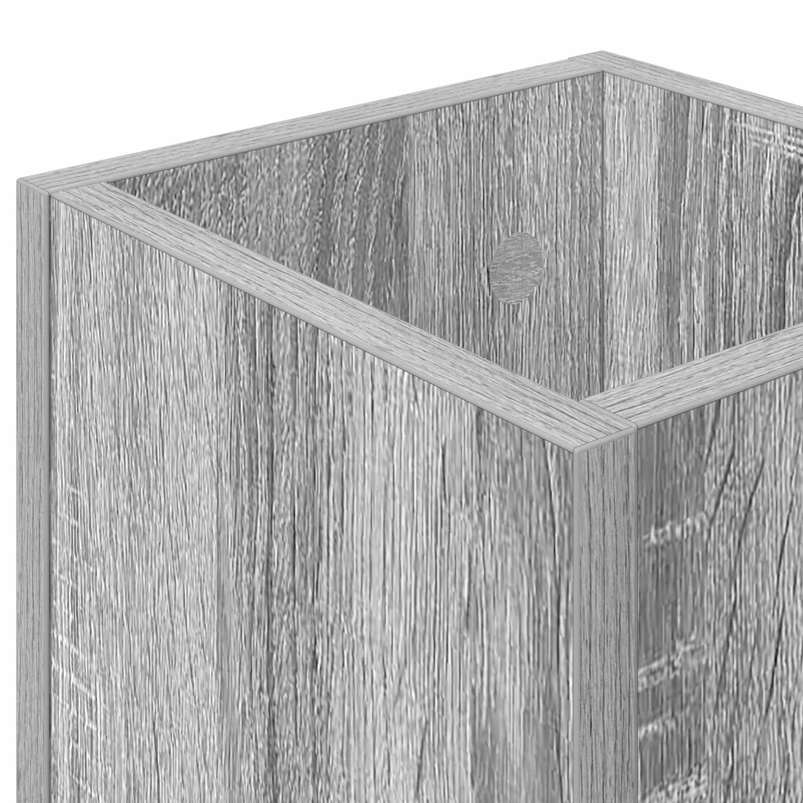 Sonnenschirmhalter Sonoma-Grau 20 x 20 x 55,5 cm Holzwerkstoff