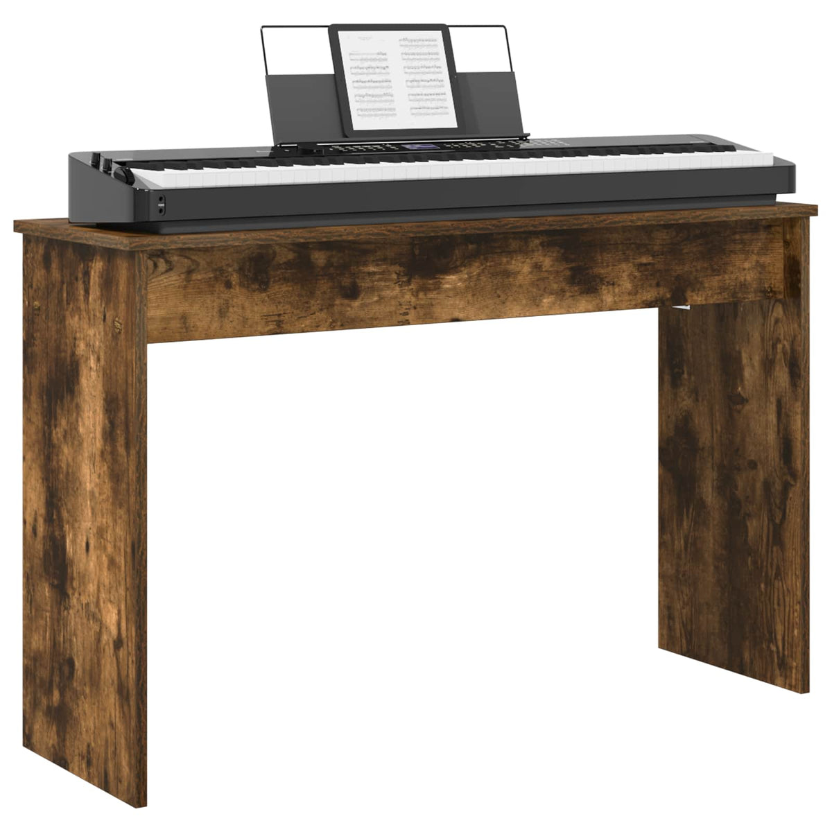 Klavierständer Geräucherte Eiche 100 x 32 x 64 cm Holzwerkstoff