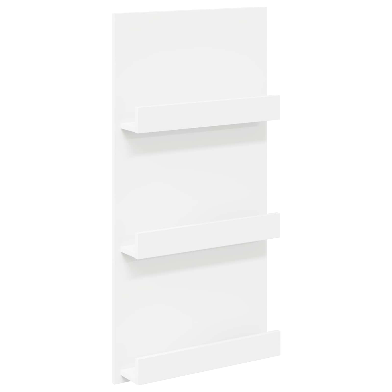 Magazinregal mit Regal Weiß 51 x 11 x 102 cm Holzwerkstoff