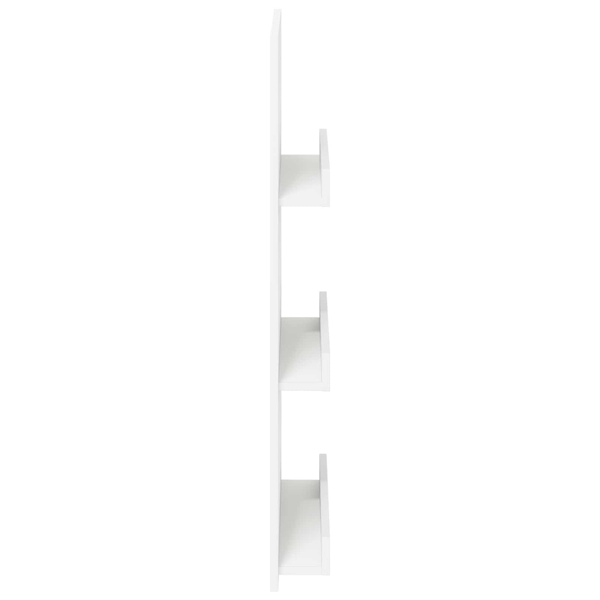 Magazinregal mit Regal Weiß 51 x 11 x 102 cm Holzwerkstoff
