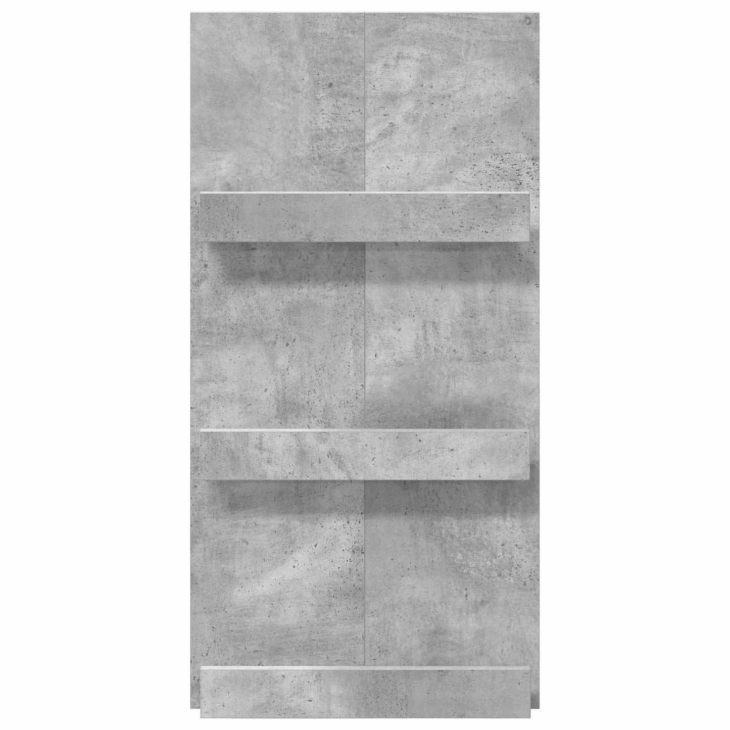 Magazinregal mit Regal Betongrau 51 x 11 x 102 cm Holzwerkstoff