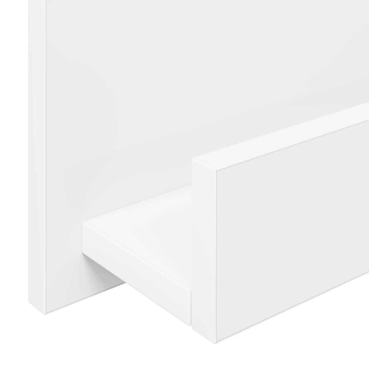 Magazinregal mit Regal Weiß 43 x 11 x 102 cm Holzwerkstoff