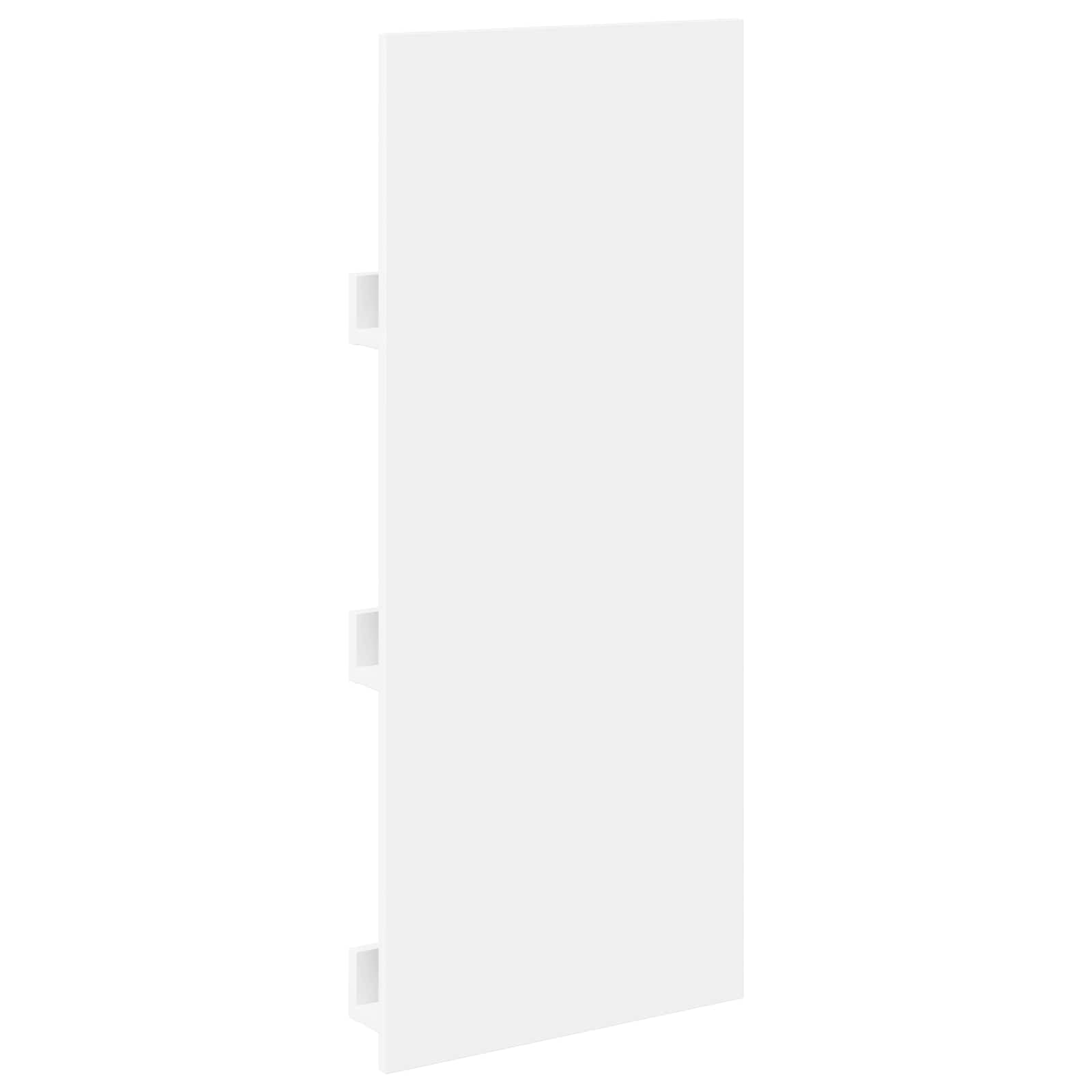 Magazinregal mit Regal Weiß 43 x 11 x 102 cm Holzwerkstoff