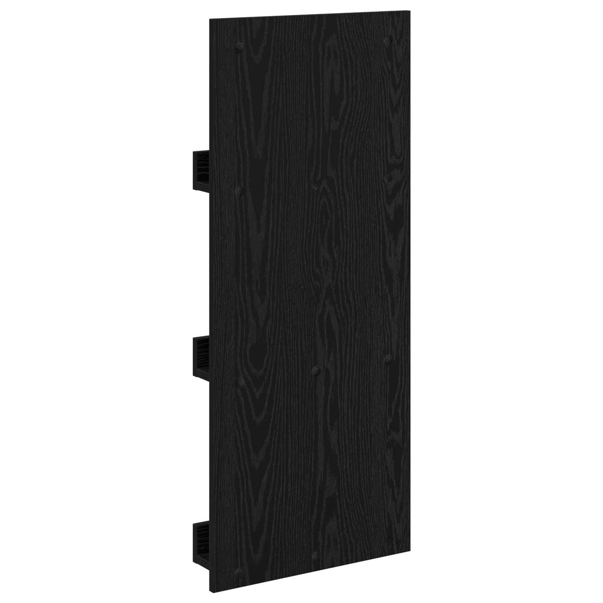 Magazinregal mit Regal Schwarz Eichen-Optik 43 x 11 x 102 cm
