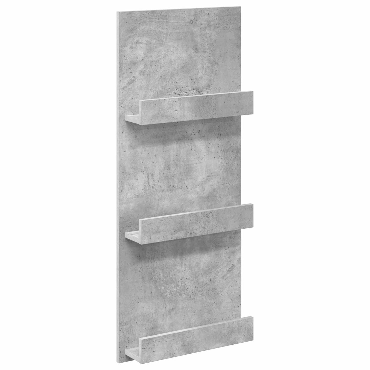 Magazinregal mit Regal Betongrau 43 x 11 x 102 cm Holzwerkstoff
