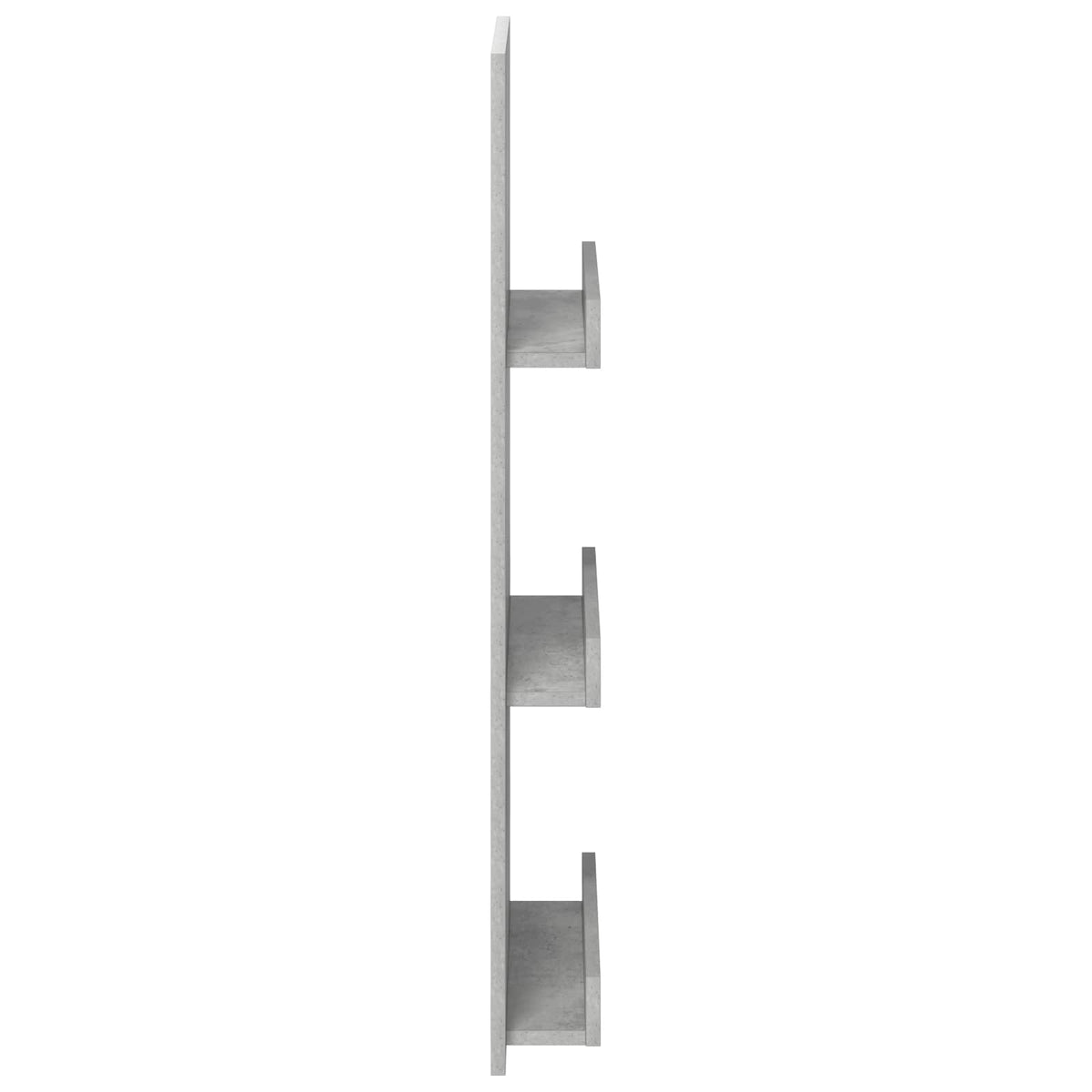 Magazinregal mit Regal Betongrau 43 x 11 x 102 cm Holzwerkstoff