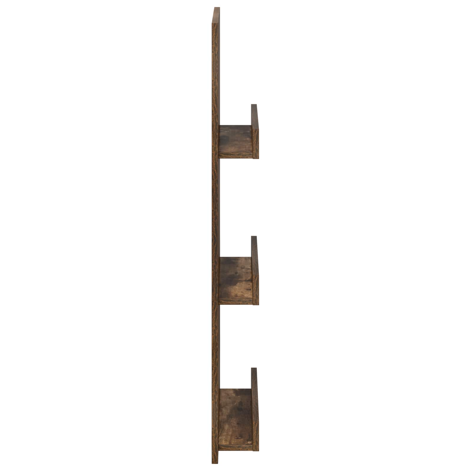 Magazinregal Räuchereiche 43 x 11 x 102 cm Holzwerkstoff