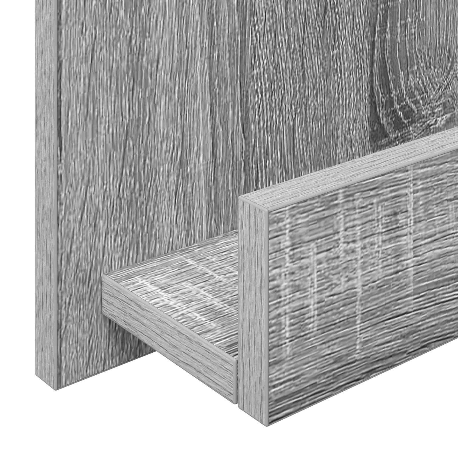 Magazinregal Sonoma-Grau 43 x 11 x 102 cm Holzwerkstoff