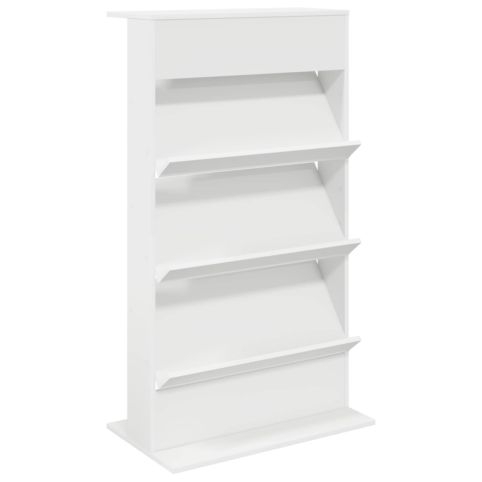 Magazinregal Weiß 70 x 41 x 126 cm Holzwerkstoff