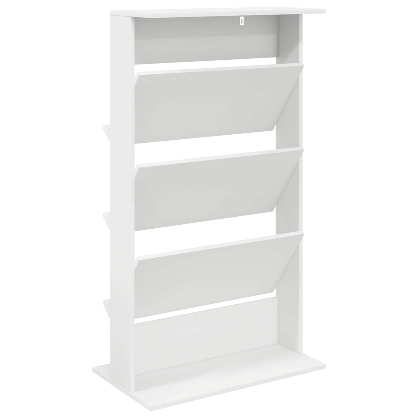 Magazinregal Weiß 70 x 41 x 126 cm Holzwerkstoff