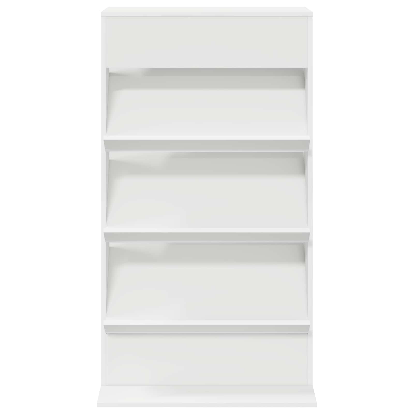 Magazinregal Weiß 70 x 41 x 126 cm Holzwerkstoff