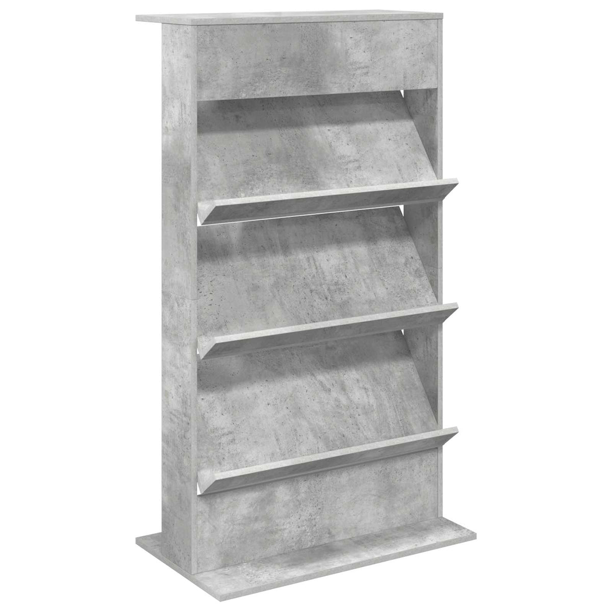 Magazinregal Beton Grau 70 x 41 x 126 cm Holzwerkstoff